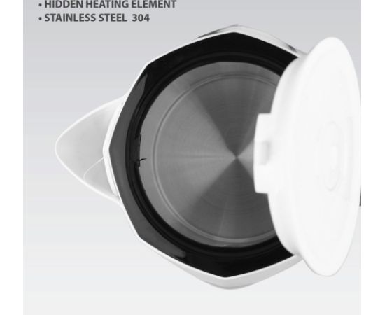 Czajnik elektryczny 1,8l 2000W MR-058-WHITE MAESTRO Tējkannas (elektriskās)