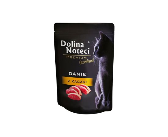 Dolina Noteci Premium Sterilised Duck dish - wet food for sterilized cats - 85g Kaķu konservi