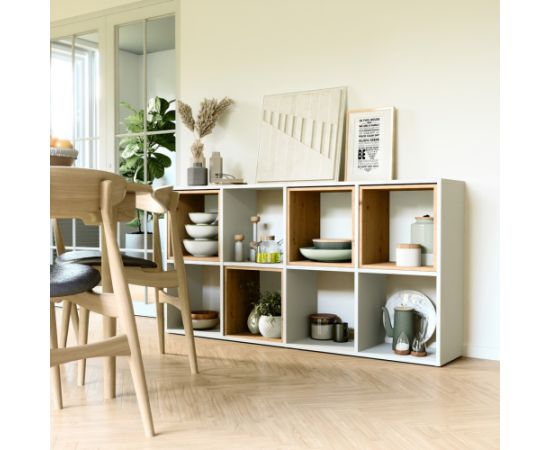 Top E Shop Topeshop MALAX 2X4 BIEL living room bookcase Jaunumi -Dārzam