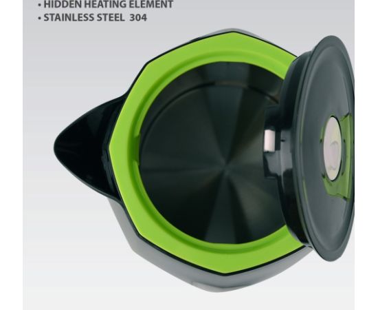 Czajnik elektryczny 1,8l 2000W MR-058-BLACK MAESTRO Tējkannas (elektriskās)