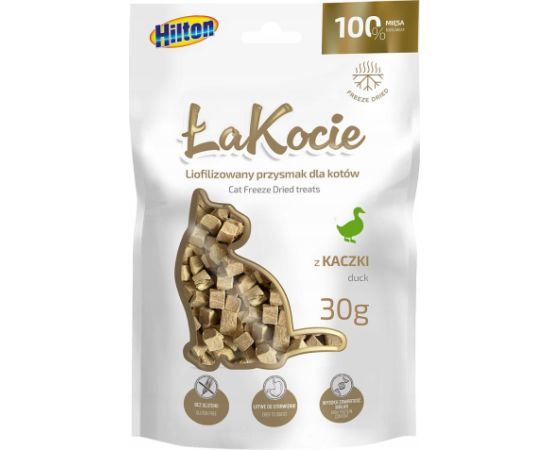 HILTON ŁaKocie Freeze dried duck - cat treats - 30g Suņu barība