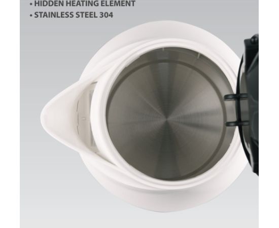 Czajnik elektryczny 1,7l 2000W MR-041-WHITE MAESTRO Tējkannas (elektriskās)