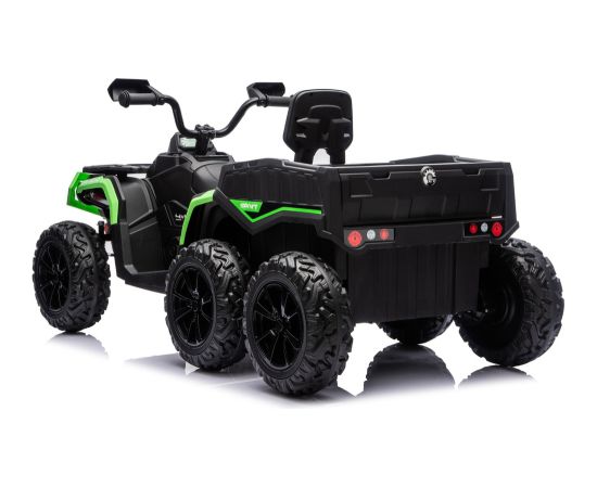 Lean Cars Battery-Operated Quad ATV 6 Wheels With Trailer JC606 24V 4x4 Green Новости - Детские товары