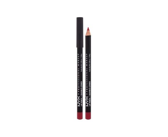 NYX Slim Lip Pencil - Krémová a dlouhotrvající tužka na rty 1 g 817 Hot Red Dekoratīvā kosmētika