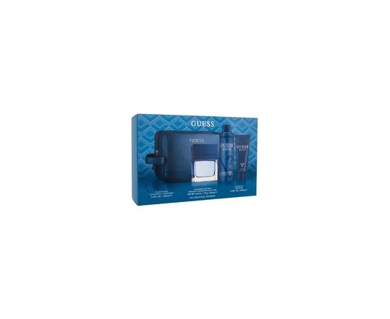 Guess Seductive Blue for Men Gift set EDT 100 ml, shower gel 100 ml, deospray 226 ml and cosmetic bag 100ml Парфюмерные наборы