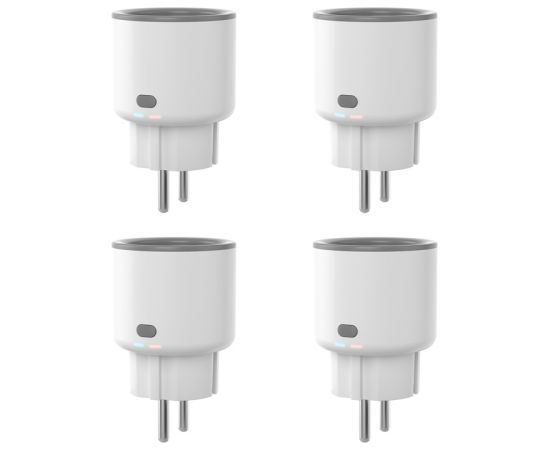 Sonoff S60TPF WiFi smart socket (4pak) Viedās rozetes