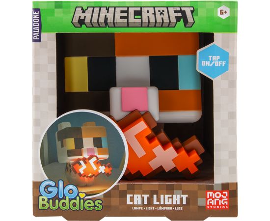 Paladone Minecraft Cat GloBuddies Light Dekoratīvais apgaismojums 