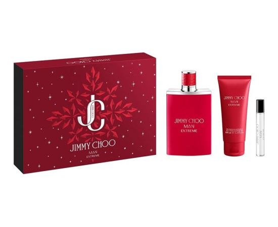 SET Jimmy Choo Man Extreme Eau de Parfum 100ml + Eau de Parfum 7.5ml + Shower Gel 100ml Dāvanu komplekti