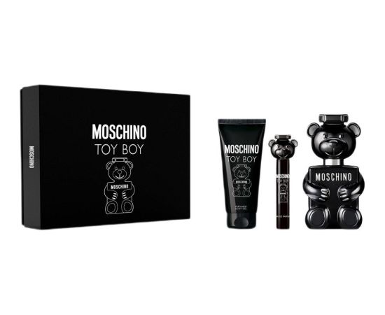 SET MOSCHINO Toy Boy EDP spray 100ml + SHOWER GEL 100ml + MINIATURA EDP spray 10ml Парфюмерные наборы