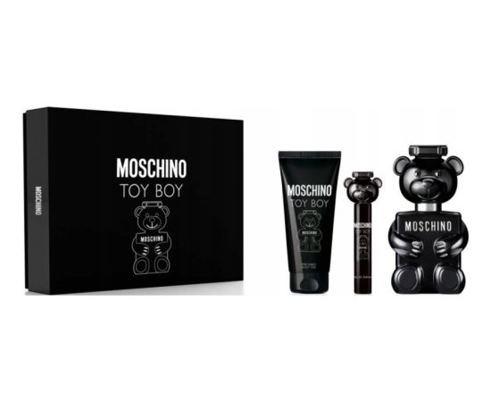 SET MOSCHINO Toy Boy EDP spray 100ml + SHOWER GEL 100ml + EDP spray 10ml Dāvanu komplekti