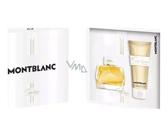 Mont Blanc SET (SIGNATURE ABSOLUE  EDP/S 50ML + BODY LOTION 100ML) Dāvanu komplekti