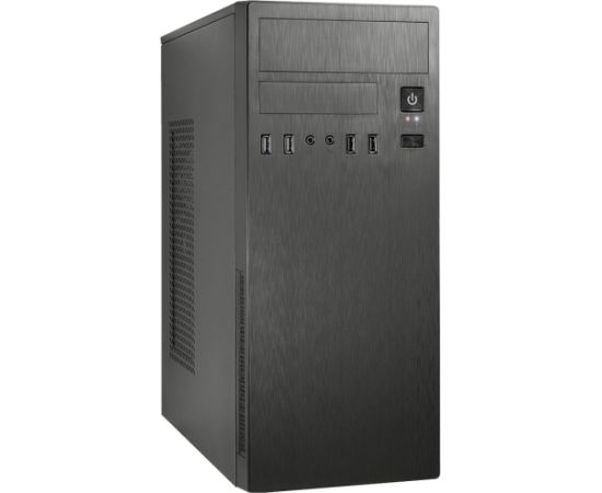 Chassis INTER-TECH IT-2812 Business, 2x USB 3.0, 2x USB 2.0, PSU optional Datoru korpusi