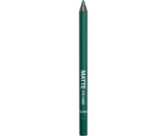 Gosh, Matte Eye Liner, Cream Pencil, Kohl Eyeliner, 012, Forest Green, 1.2 g Dekoratīvā kosmētika