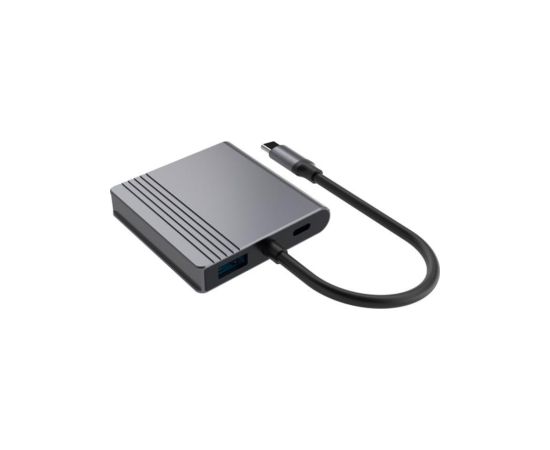 Dokstacija Gembird USB-C 3-in-1multi port (USB port + HDMI + PD) 85W USB Type-C Datoru dokstacijas