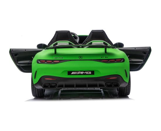 Lean Cars Mercedes GT63 AMG DK-GT63 24V Quiet Matte Green Engine Battery Car Новости - Детские товары