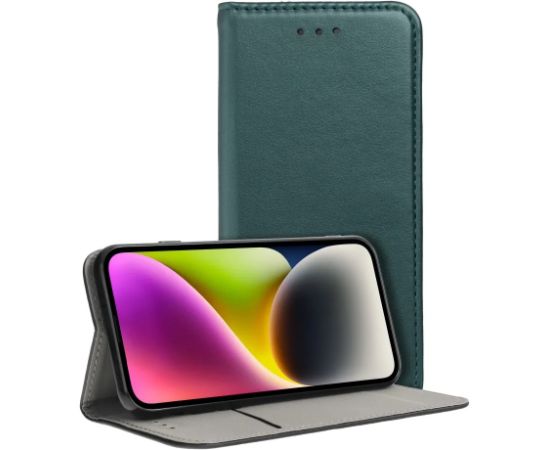 Case Smart Magnetic Samsung A376 A37 5G dark green Neoriģinālie Maciņi