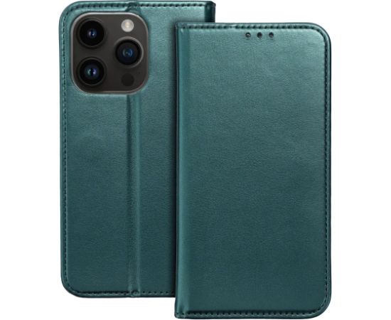 Case Smart Magnetic Samsung A376 A37 5G dark green Neoriģinālie Maciņi