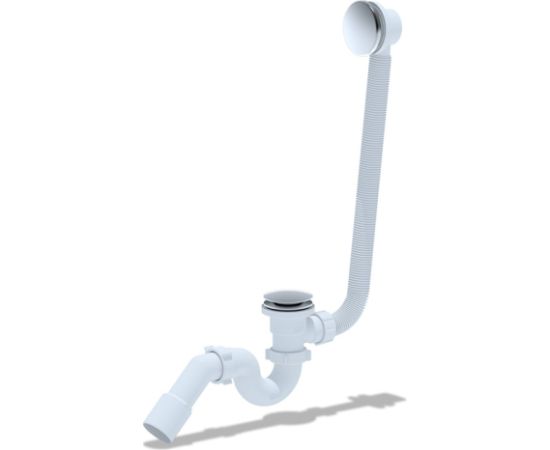 Sifons vannai ar Click-Clack un ar pārplūdi, hromēts 40mm L-500mm Sifoni