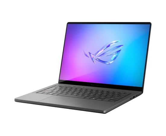 Notebook ASUS ROG Zephyrus CPU AMD RyzenT 9 270 4 GHz 14 " 2880 x 1800 pixels RAM 16 GB LPDDR5x-SDRAM SSD 1000 GB Discrete graphics NVIDIA GeForce RTX 5060 8 GB On-board graphics Yes OS installed Windows 11 Home Colour Grey Weight 1.5 kg 7500 MHz 90NR0M81 Portatīvie datori