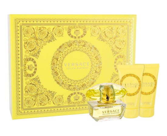 SET Versace Yellow Diamond W 50 Edt 50ml + 50ml Balsam + 50ml SG Jaunumi - Datori