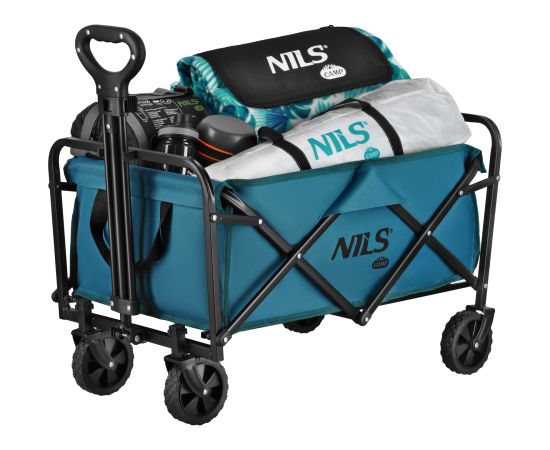 NC4306 saliekamā kempinga vagons TIRKĪZS 70L NILS CAMP Jaunumi - Sports
