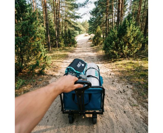 NC4306 saliekamā kempinga vagons TIRKĪZS 70L NILS CAMP Jaunumi - Sports