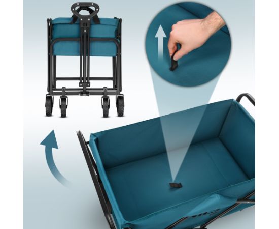 NC4306 saliekamā kempinga vagons TIRKĪZS 70L NILS CAMP Jaunumi - Sports