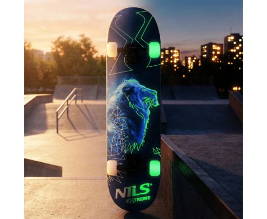 CR3108SA fluorescējošais SKATEBOARD LION NILS EXTREME Skrituļdēļi, Penibordi, Longbordi
