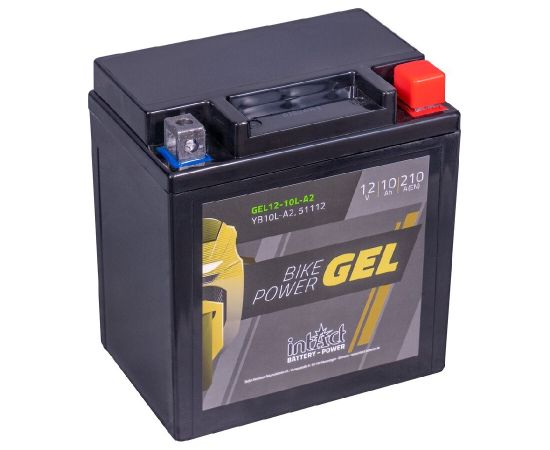 136 x 91 x 146 - + Intact Bike Power GEL 12V 10Ah(c20) 210A(EN) CB10L-A2 EAN4250227554046 Akumulatori