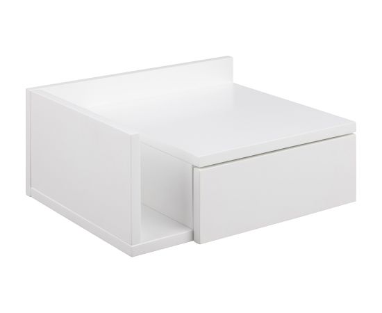 Nightstand ASHLAN 40x32xH16,5cm, white Кровати