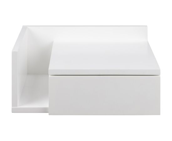 Nightstand ASHLAN 40x32xH16,5cm, white Кровати