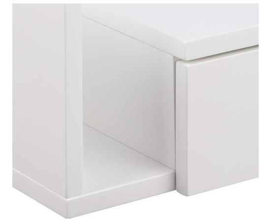 Nightstand ASHLAN 40x32xH16,5cm, white Кровати
