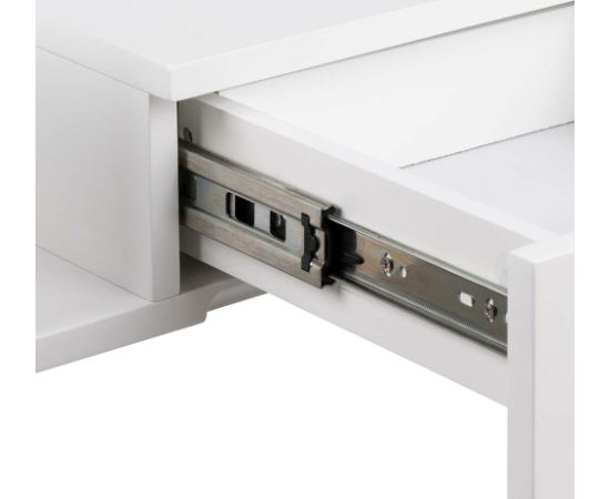 Nightstand ASHLAN 40x32xH16,5cm, white Кровати