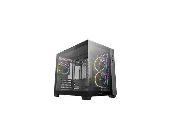 Deepcool Case CG330 3F Black Micro ATX Datoru korpusi