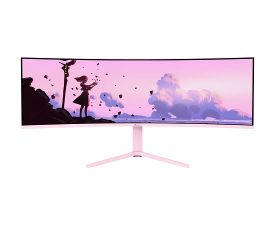 Arozzi Nova 49 " VA 32:9 165 Hz 4 ms 5120 x 1440 pixels 350 cd/m² HDMI ports quantity 2 Pink Monitori