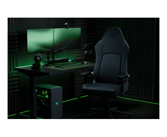 Razer Ergonomic Gaming Chair with Breathable Comfort Iskur V2 NewGen Black Gaming krēsli