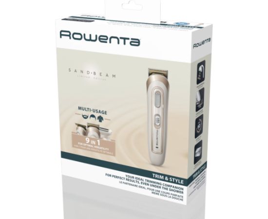 Rowenta TN9154F0 Trim&Style Hair Trimmer Beige Rowenta Matu, Bārdas, Ķermeņa trimmeri