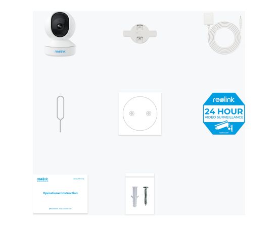 Reolink Super HD Camera E Series E320 PTZ 3 MP 4mm/F2.0 H.264 Micro SD, Max. 512 GB Video novērošanas kameras