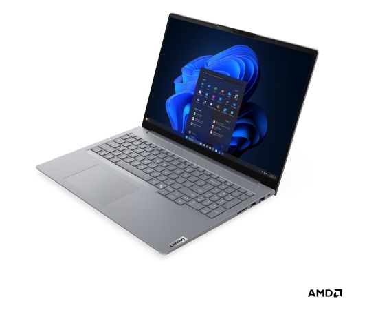 Lenovo ThinkBook 16 G9 AHP Arctic Grey 16 " IPS WUXGA 1920 x 1200 pixels Anti-glare AMD Ryzen 5 220 16 GB SODIMM DDR5 Solid-state drive capacity 512 GB AMD Radeon 740M Graphics Windows 11 Pro 802.11be Bluetooth version 5.4 Keyboard language Nordic Keyboar Portatīvie datori