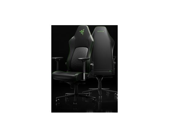 Razer Ergonomic Gaming Chair with Breathable Comfort Iskur V2 NewGen Black/Green Gaming krēsli