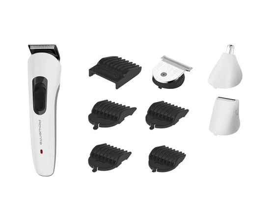Rowenta TN8961F4 Multistyle 9 in 1 Grooming Kit, White Rowenta Matu, Bārdas, Ķermeņa trimmeri