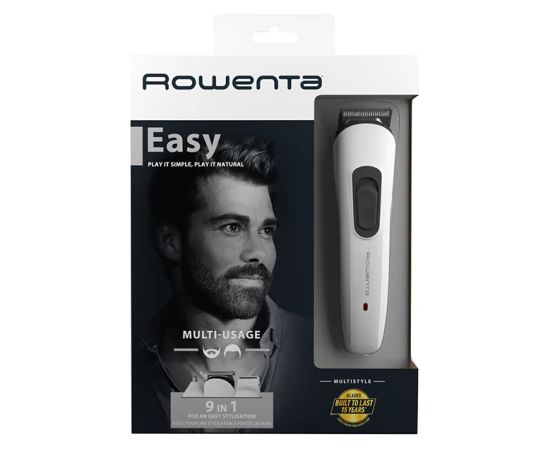 Rowenta TN8961F4 Multistyle 9 in 1 Grooming Kit, White Rowenta Matu, Bārdas, Ķermeņa trimmeri