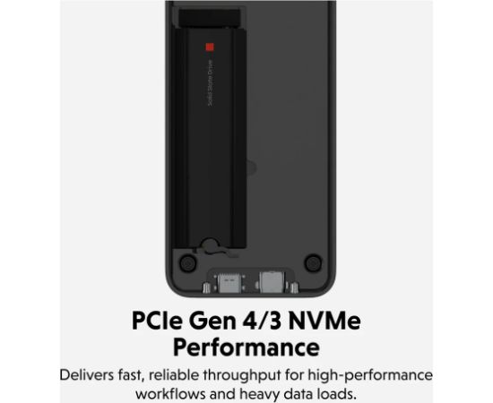 Hyper HyperDrive Next USB4 M.2 PCIe Enclosure Hyper Dokstacijas portatīvajiem datoriem