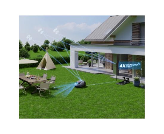 Ecovacs O600 RTK Zāles pļāvējs robots 600m² Zāles pļaušanas roboti