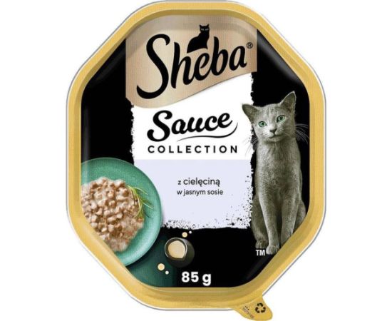 SHEBA Tacka Sos Cielęcina 85g Kaķu konservi
