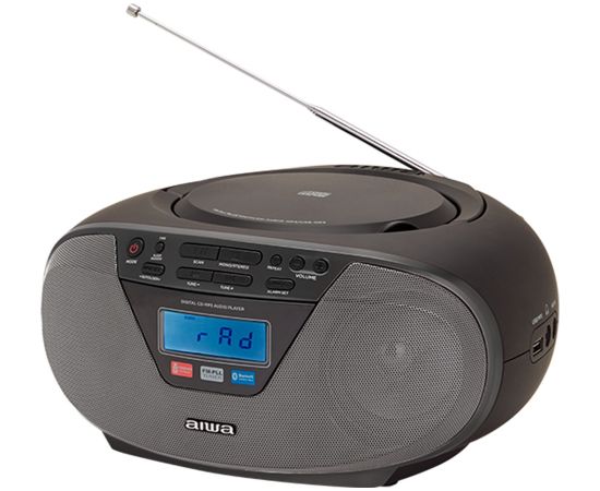 Aiwa BBTU-400BK portable stereo system Analog & digital 6 W FM Black MP3 playback Jaunumi - Audio-Video