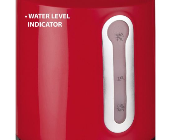 Czajnik elektryczny 1,7l 2000W MR-041-RED MAESTRO Tējkannas (elektriskās)