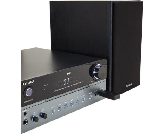 Aiwa MSBTU-700DAB home audio system Home audio micro system 25 W Arctic blue, Black Aудио-видео