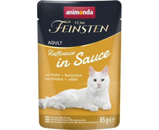 ANIMONDA VF Raffinesse in Sauce with chicken+rabbit 85g Kaķu konservi