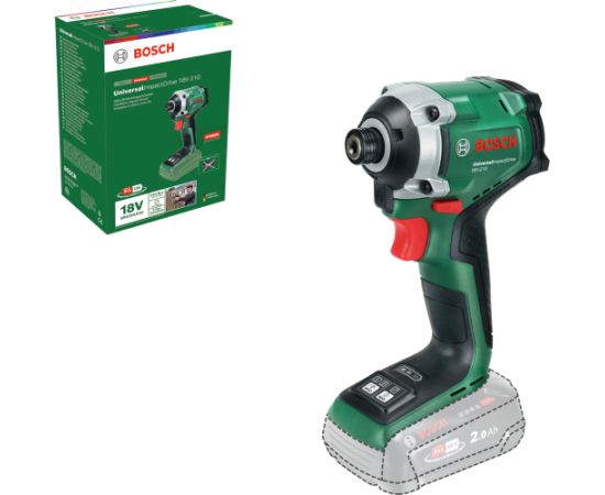 Triecienatslēga Bosch UniversalImpactDrive 18V-210; 18V (bez akumulatora un lādētāja) Аккумуляторная дрель / шуруповёрты